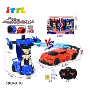 1:20 Scale 2.4g Autobots Remote Control Fighting Deformation Robot Car