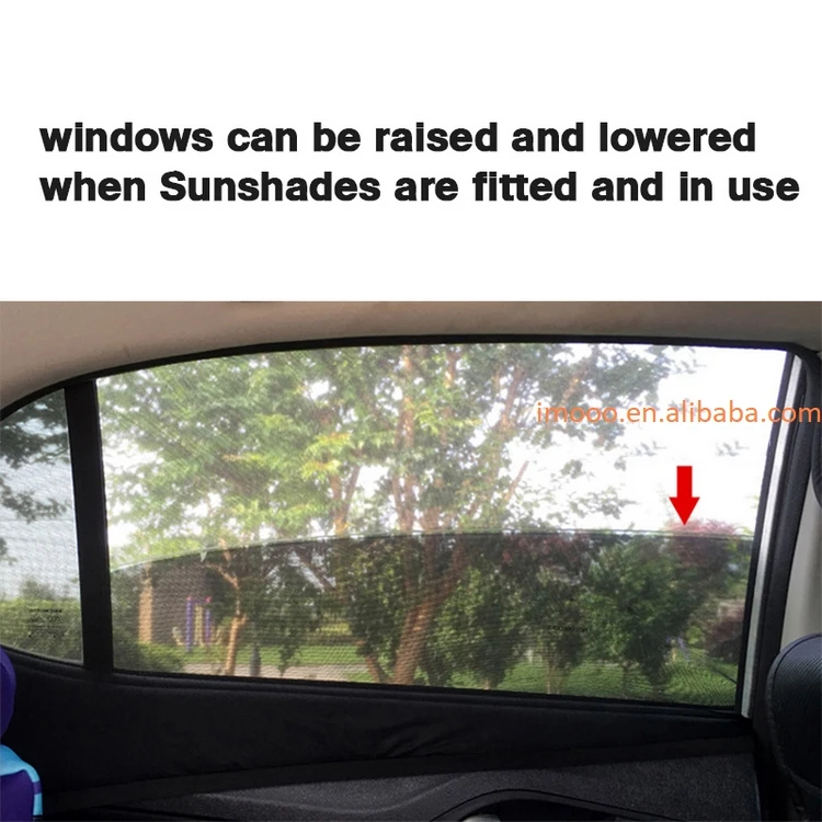Factory Price 2pcs Car Window Screen Door Covers Front/rear Side Window
