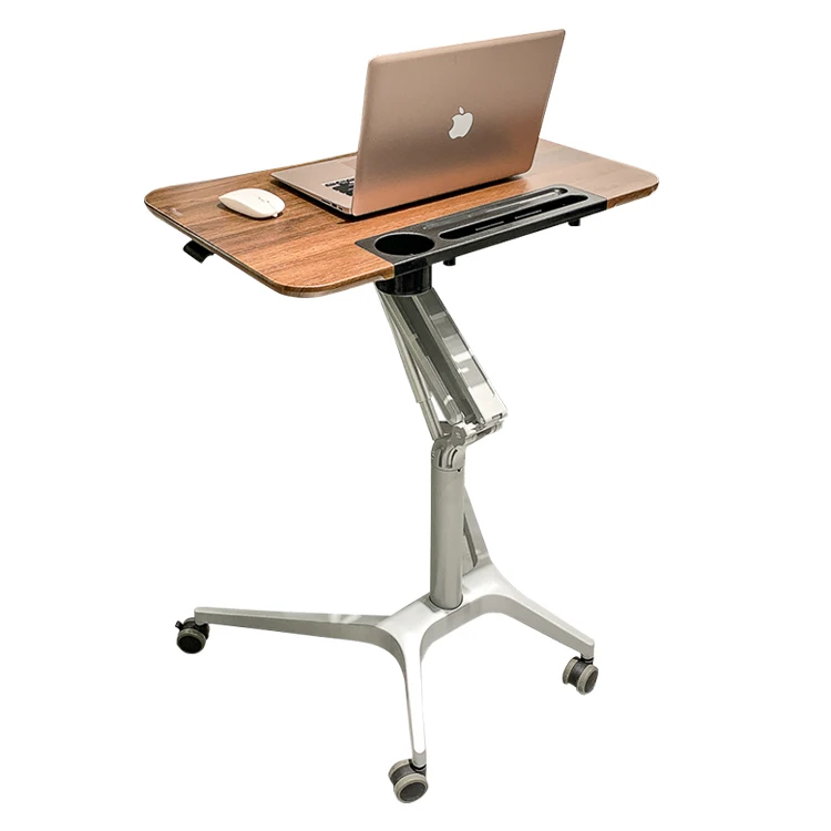 Ergonomic Office Pneumatics Height Adjustable Sit To Stand Standing Desk
