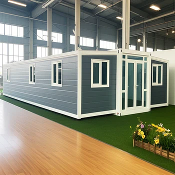 Australian Prefabricated Prefab Mobile Tiny Home Ready to Ship 2 3 4 5 Bedroom 40ft Folding Expandable Container Granny House