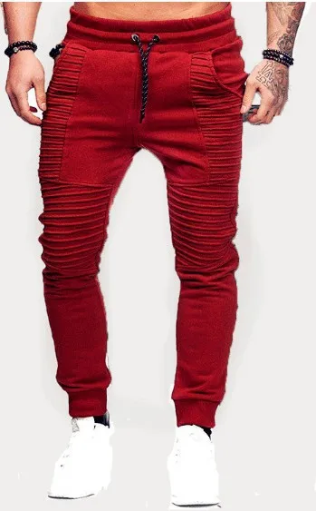 Men's casual pants Men's sports pants autumn and winter casual pure cotton
