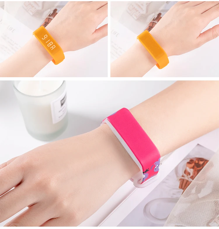 High Quality Multi-function LED display Run Tracker Sport Bracelet Smart Wristband sport watches Silicone Pedometer