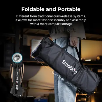 SmallRig 35"/ 90cm Softbox LA-O90 Quick Release Octagon Soft Box Softbox for Bowens Mount - 4633 product image