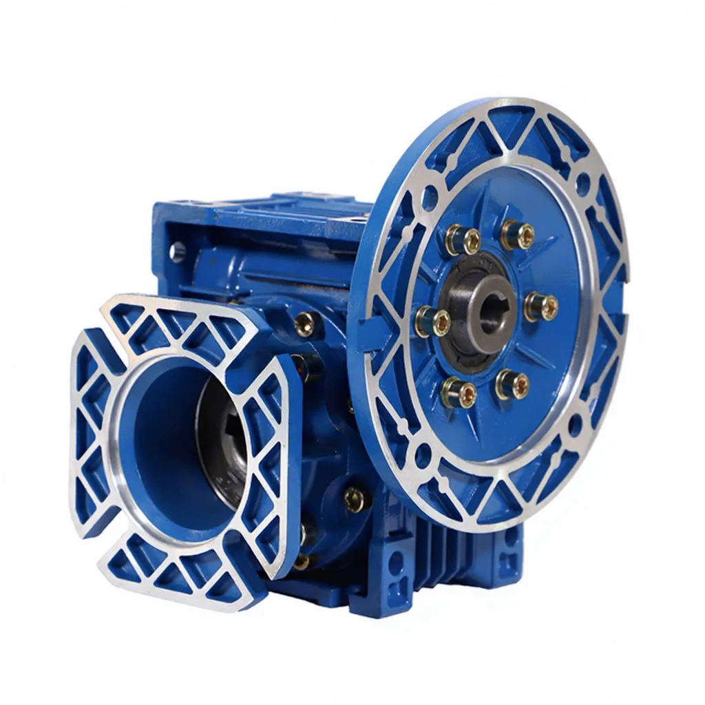 Double Shaft Worm Gearbox 12vt AC Electric Motor Reducer Conveyor Belt Gear Worm Gearbox