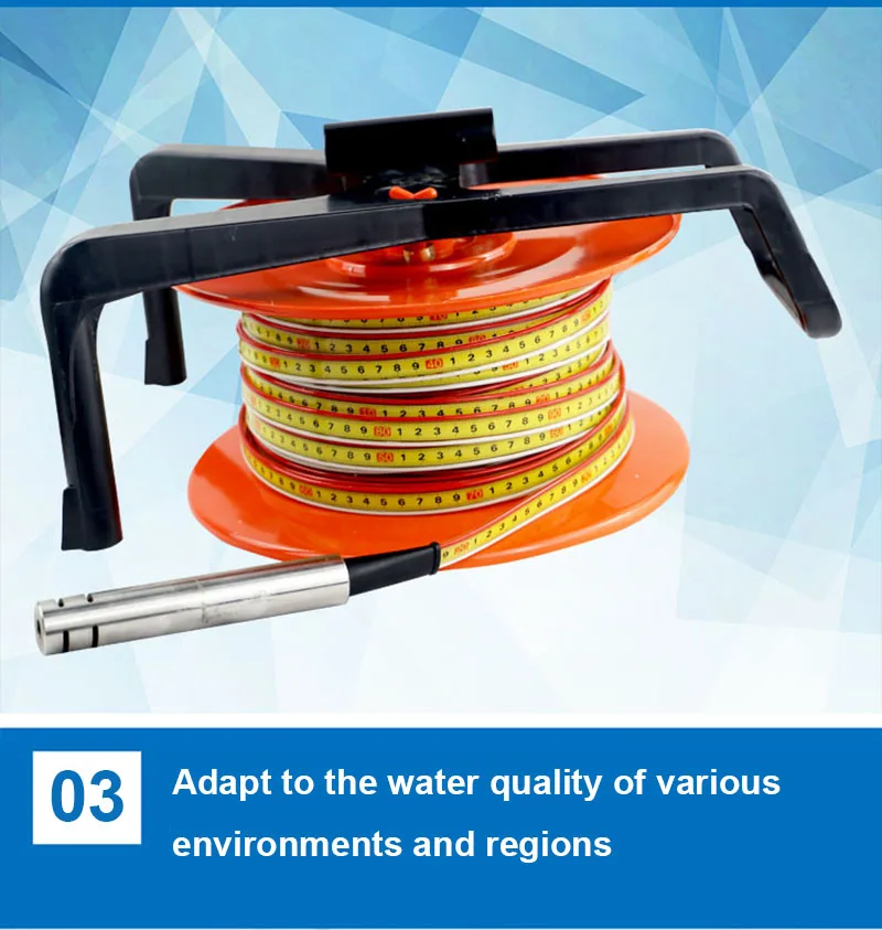 Portable Submersible Deep Well Level Gauge Steel Ruler Type Borehole ...
