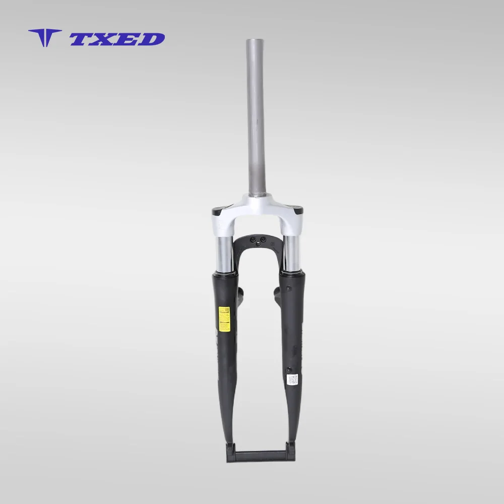 Bicycle Front Fork 63mm Travel Aluminum Alloy Crown V-Brake Suspension Coil for BMX/Kids' Bikes