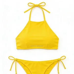 OEM Professional Custom High Quality Brazilian Bikini 2 Piece Set Sexy Swimwear Removable Padded Anti-Bacterial for Women
