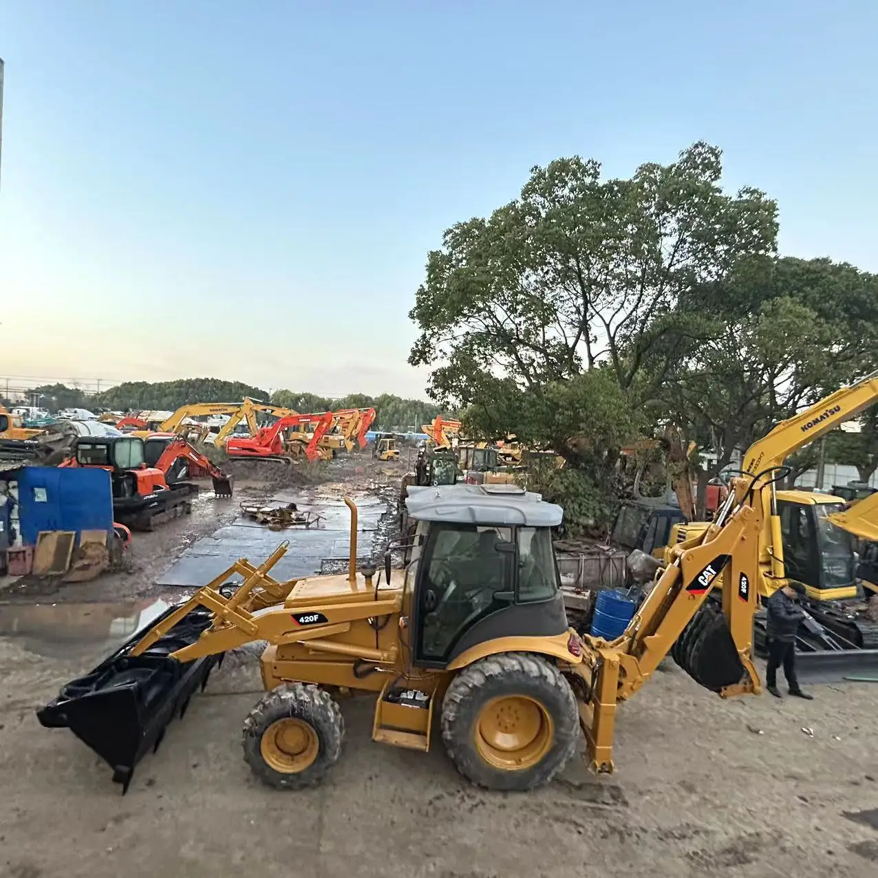 Used Machinery Backhoe Loader Good Quality Cat 420f Backhoe Loaders For Sale With Low Price