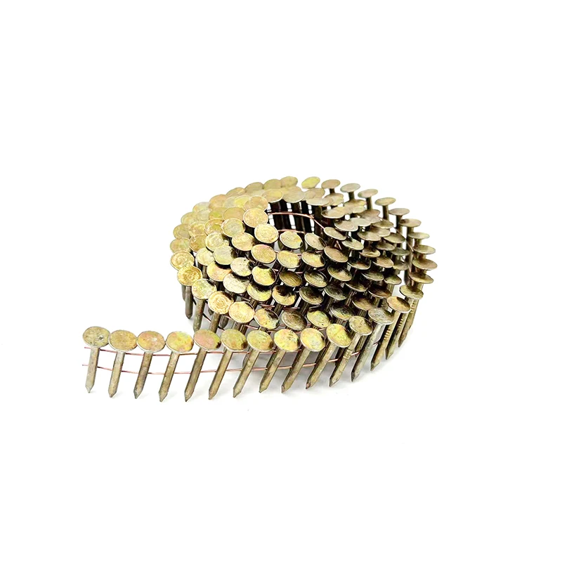 15 Degree Round Head Wire Weld Collated Roofing Nail Electro Galvanized