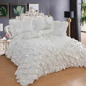 Luxurious Bedding Wedding Set for Bedroom Decoration. Factory Wholesale. 2026 Latest Design.