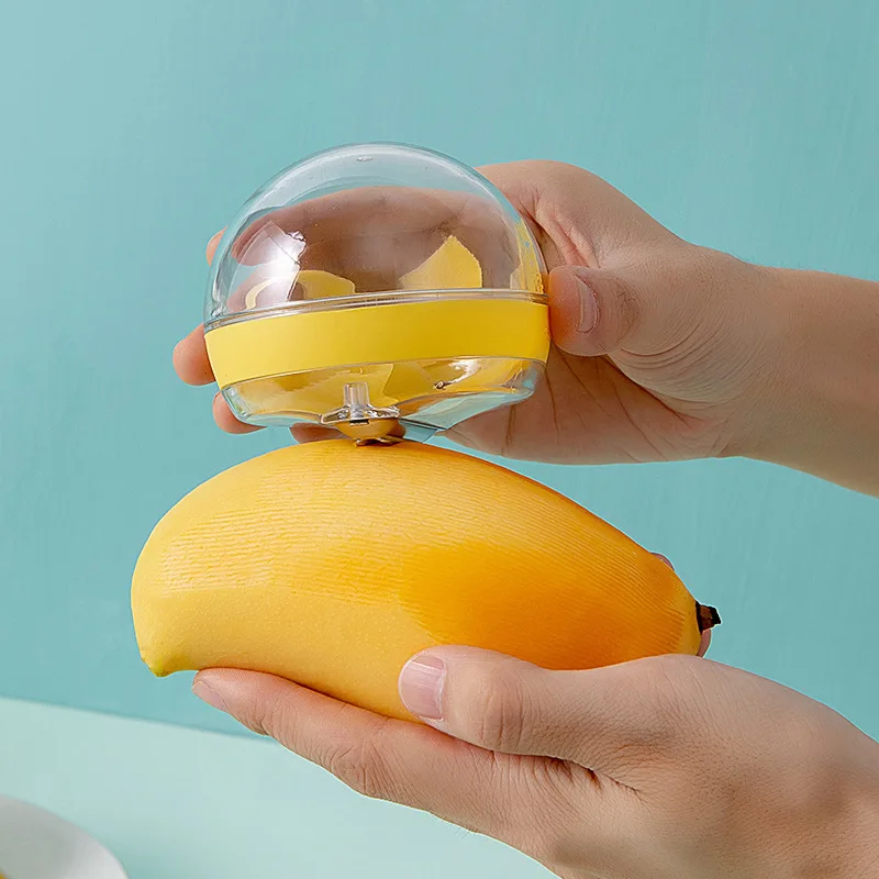 multifunctional round ball container peeler fruit