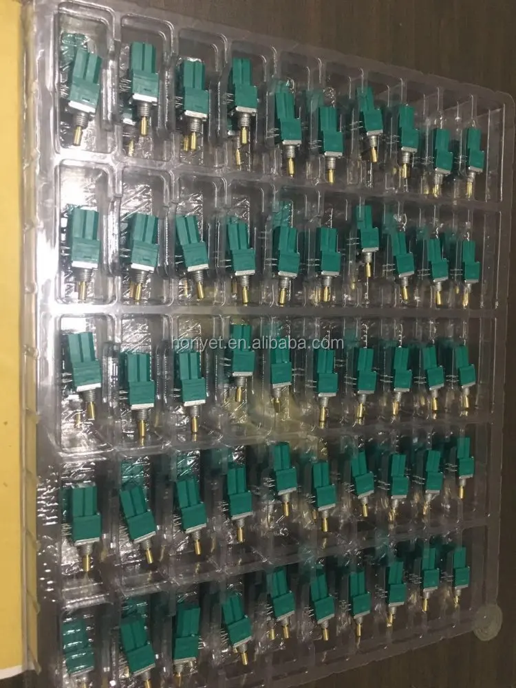 9mm vertical type dual gangs with push-lock mechanism rotary potentiometer