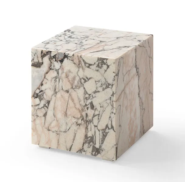 stone cube coffee table