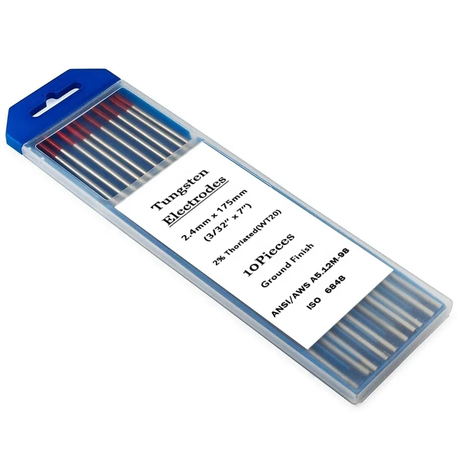 2% Thoriated Tungsten Electrodes Tig Welding Rods 1.0/1.6/2.0/2.4/3.0/3 ...