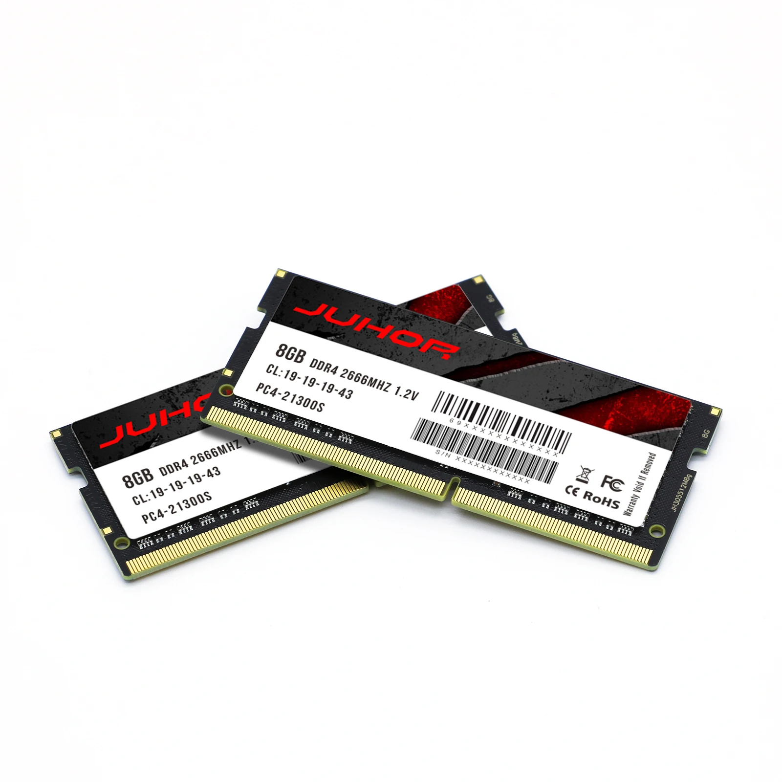 Juhor DDR4 Laptop RAM 8GB/16GB/32GB - 2666/3200/4800MHz, ECC, FCC