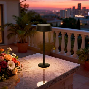 Modern Garden Tea Table Light Waterproof Lawn Lamp Solar Energy Led Landscape Lamp Outdoor Solar Table Lamp for Home