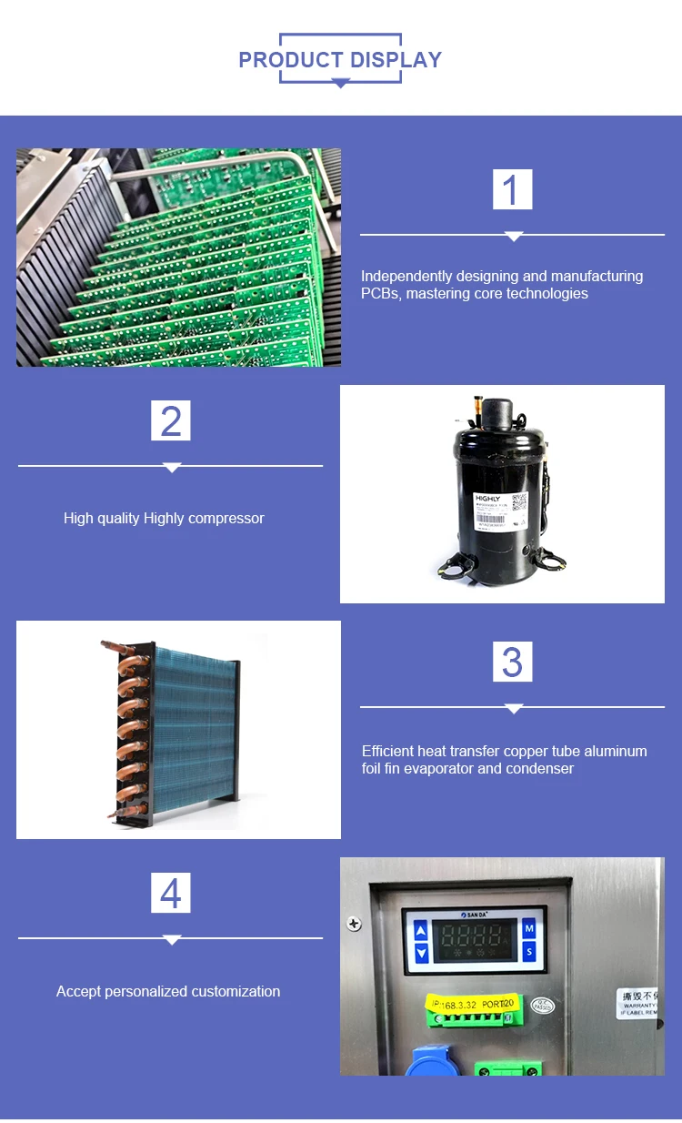 Cabinet Air Conditioner, 500W, PLC - detail 4