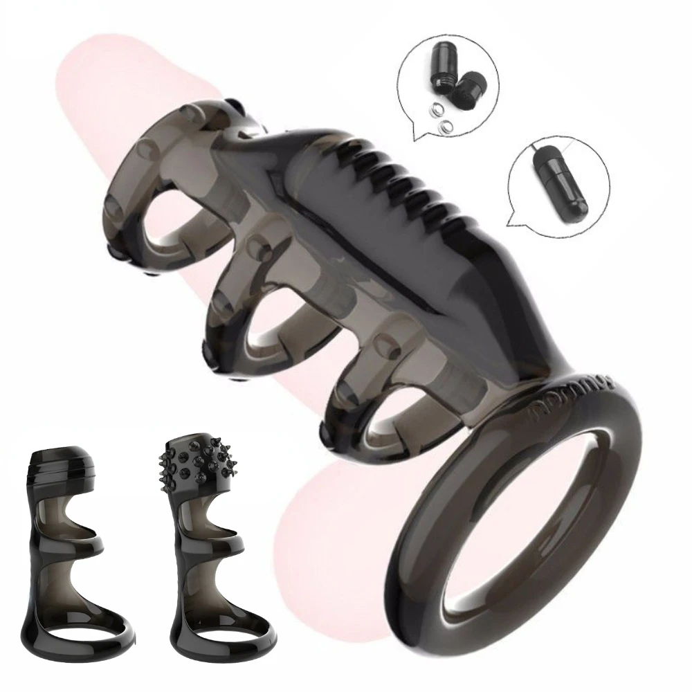 Male Ejaculation Delay Cock Sleeve Penis Vibrating Ring Strap Dildo G Spot  Stimulator Vibrator Dick Enlargement For Men - Buy Sex Toys For Woman Men G  Spot Vibrator Penis Vibrating Ring Lasting ...