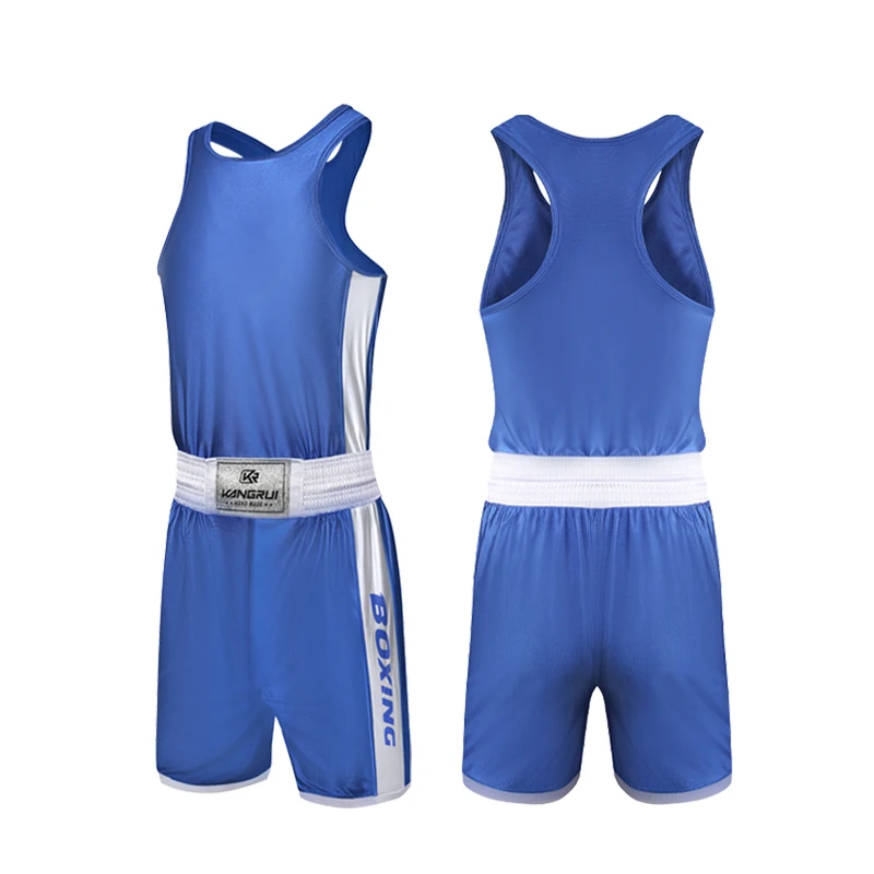 Professional Kick Boxing Uniform Custom Boxing Training Short Boxing Shorts and Vests