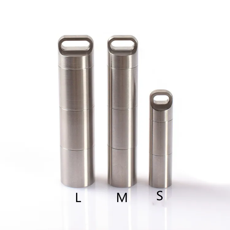 Контейнер для хранения лекарств и таблеток из нержавеющей стали контейнер флакон с пепельницей подвеска шарм товары