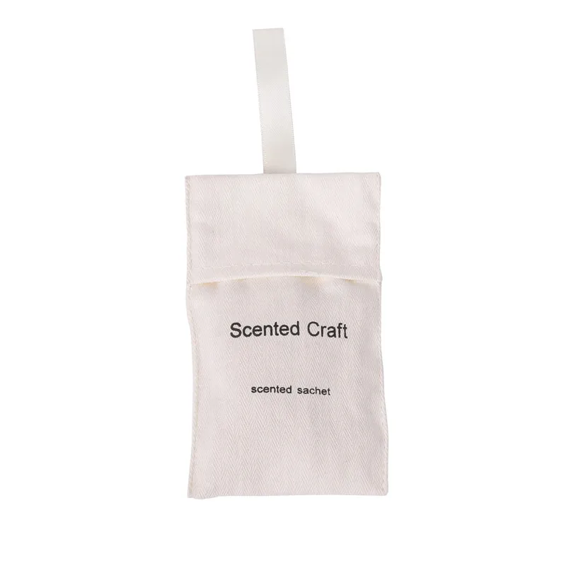 product wholesale custom car air freshener scented sachets eco aroma beads diffuser linen bags fabric fragrance sachet for home-3