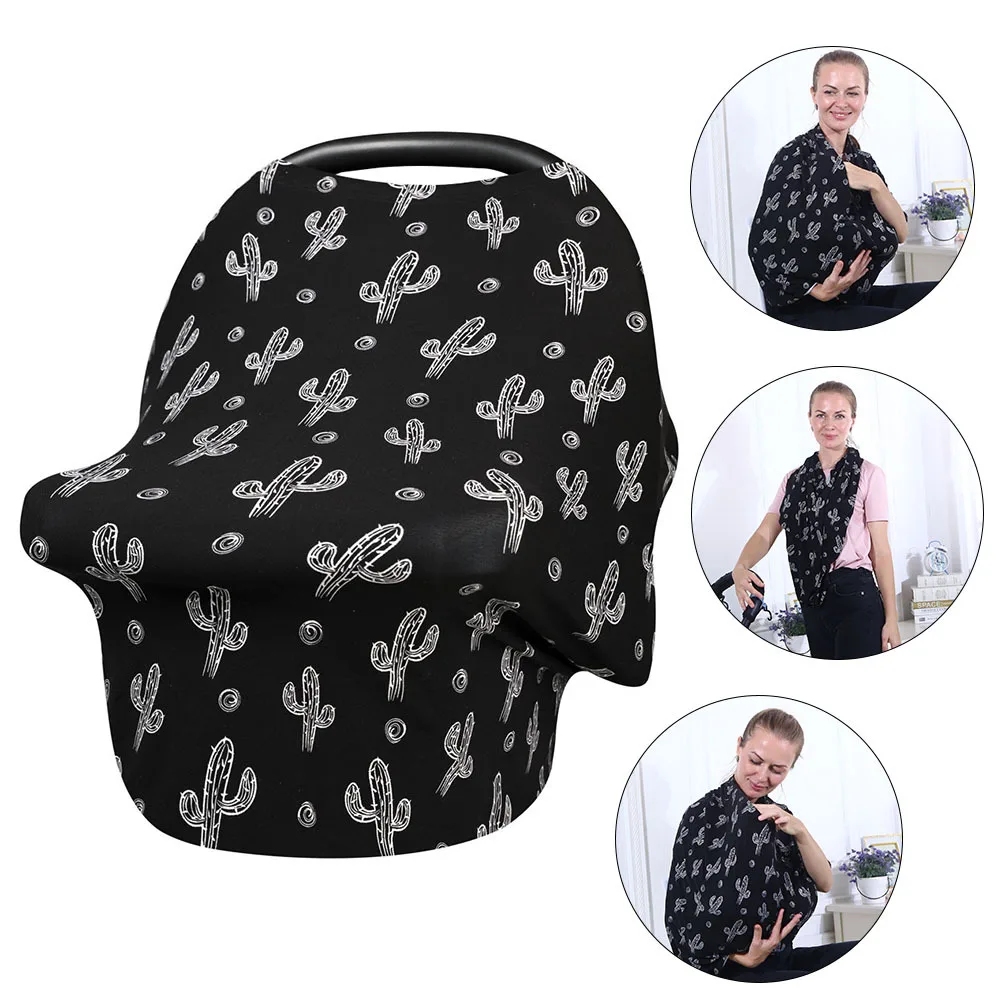 Multipurpose Nursing Covers For Breast Feeding Stretchy Baby Shopping Cart Cover supplier