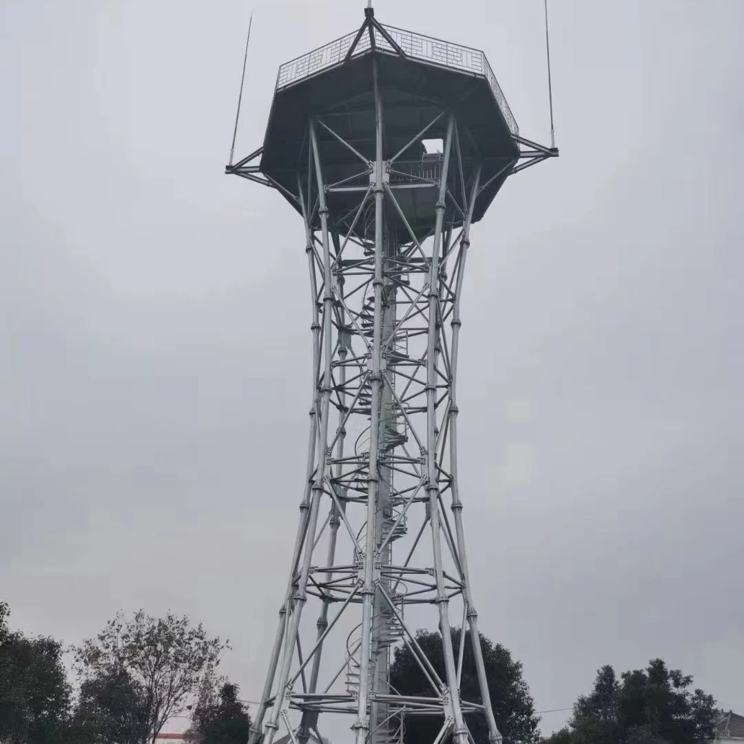 High Quality Hot Dip Galvanized Steel Observation Tower Made in China with Customizable Height for Farm Use Competitive Price