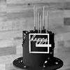 Topper per Torta con Cornice Quadrata Argento