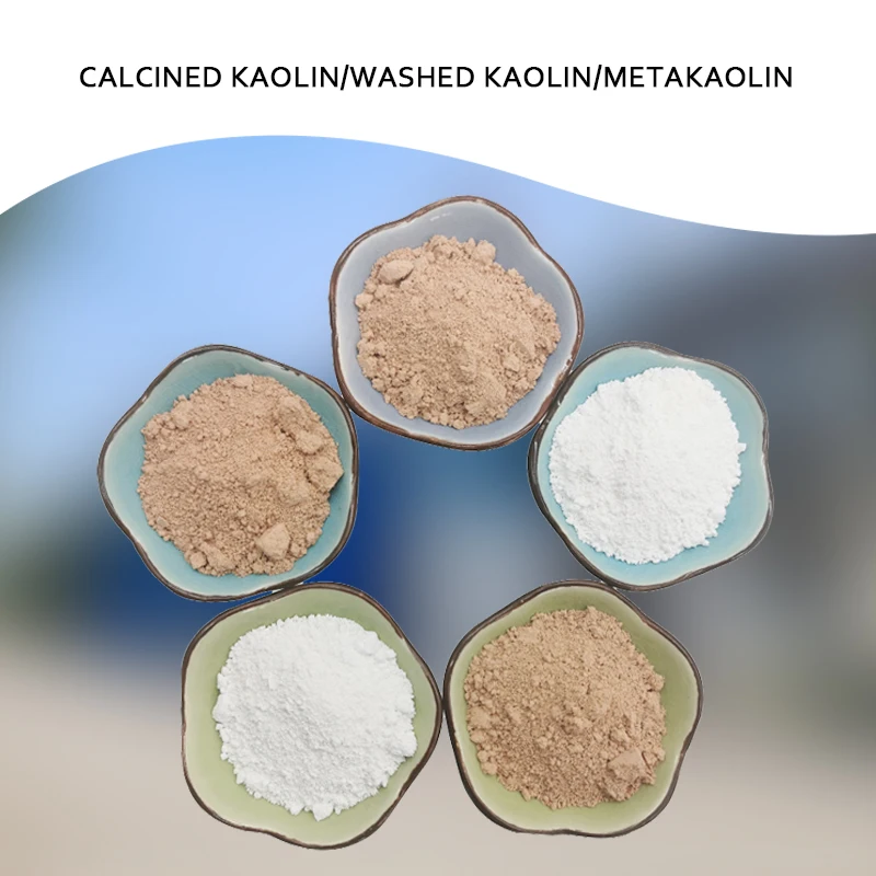 China cosmetic grade calcined kaolin clay powder price Hot sell metakaolin clay for ceramic metakaolin