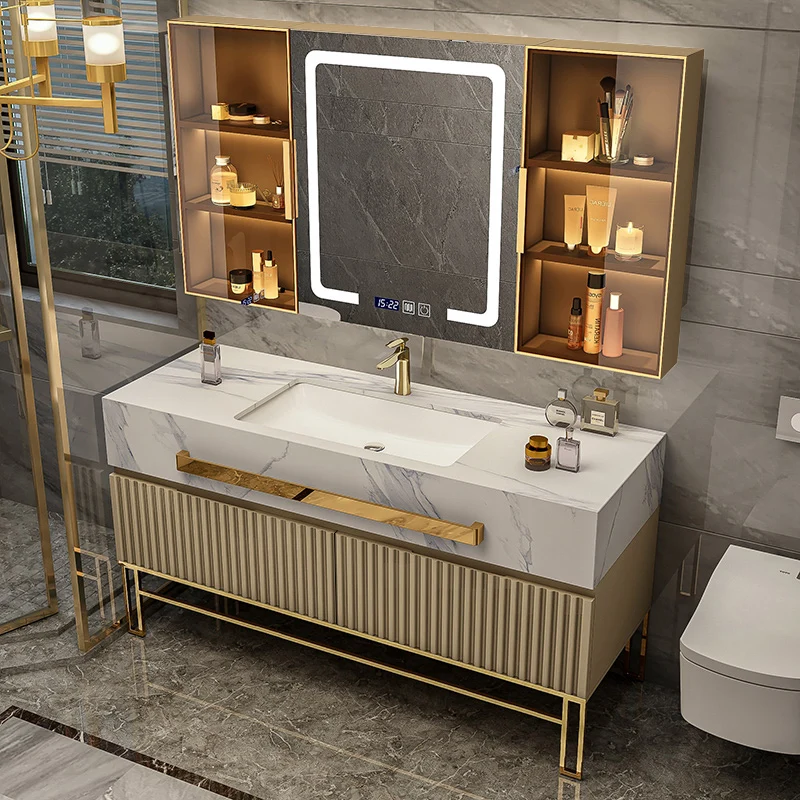 Gold Bathroom Vanity - Modern Luxury American Furniture