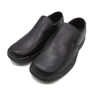 Men's Black Leather Dress Shoes for All Seasons Casual & Formal Kitchen Use Non-Slip Insole PU Material for Summer Spring Winter