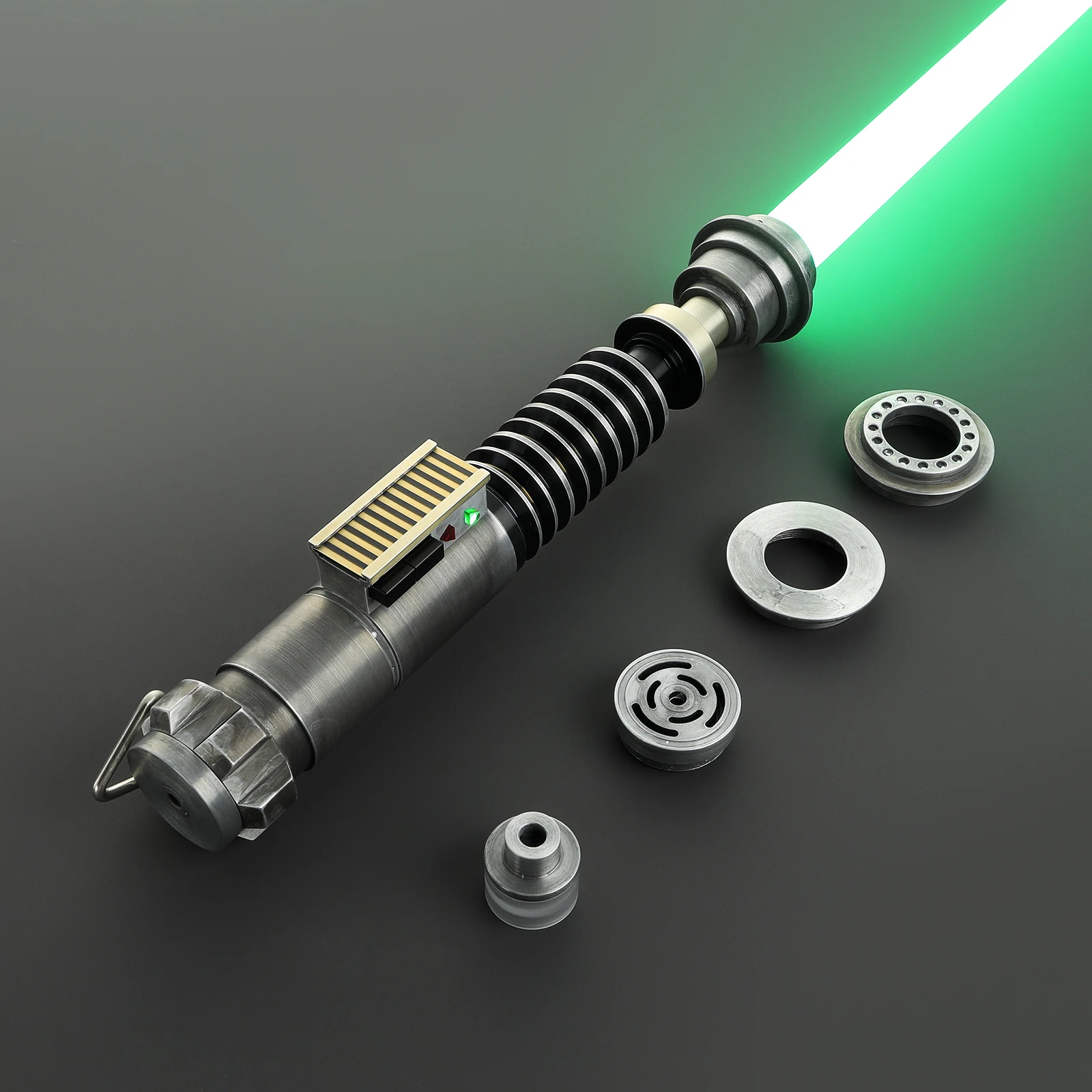 Weathered Metal Hilt for Jedi Luke Skywalker - Neopixel Blade