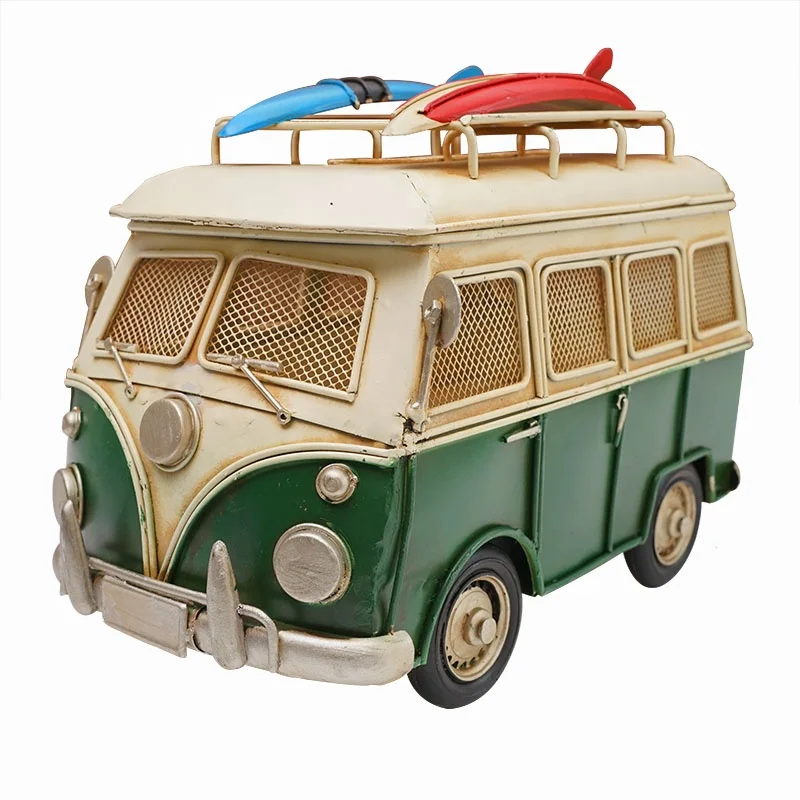 Винтажный домашний декор диспенсер для моделей автобусов металлический держатель салфеток античное металлическое ремесло дома бара гостиной