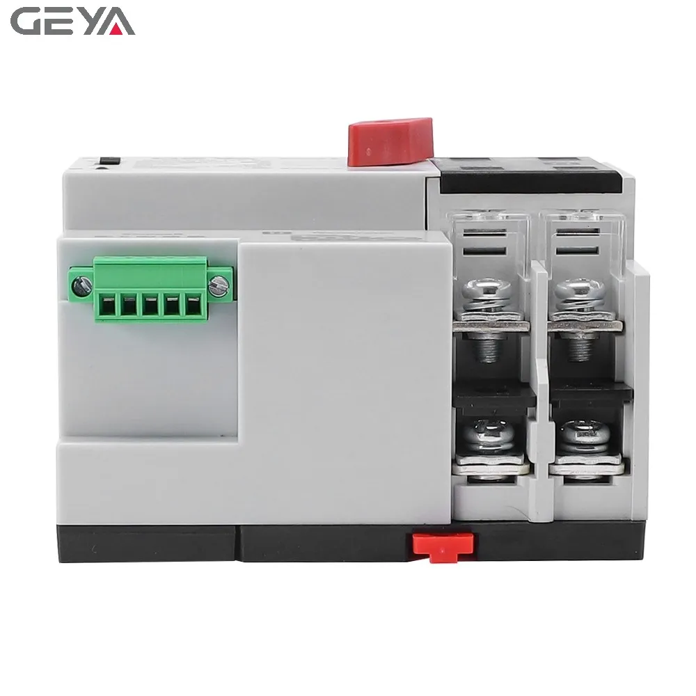 GEYA W2R Single Phase ATS Controller CB Class ATSE Automatic Changeover Switch 2P 63A