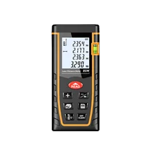 VA-T80-1 Digital Laser Distance Meter M/in/F with Bubble Levels Large LCD Backlit Pythagorean Mode Measure Distance Area Volume
