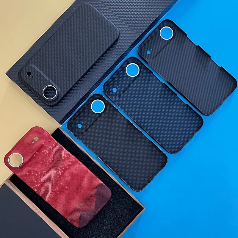 product laudtec carbon fiber cell phone cases strong magnetic slim lightweight cover customized logo for iphone 17 air pro max sjk1098-2