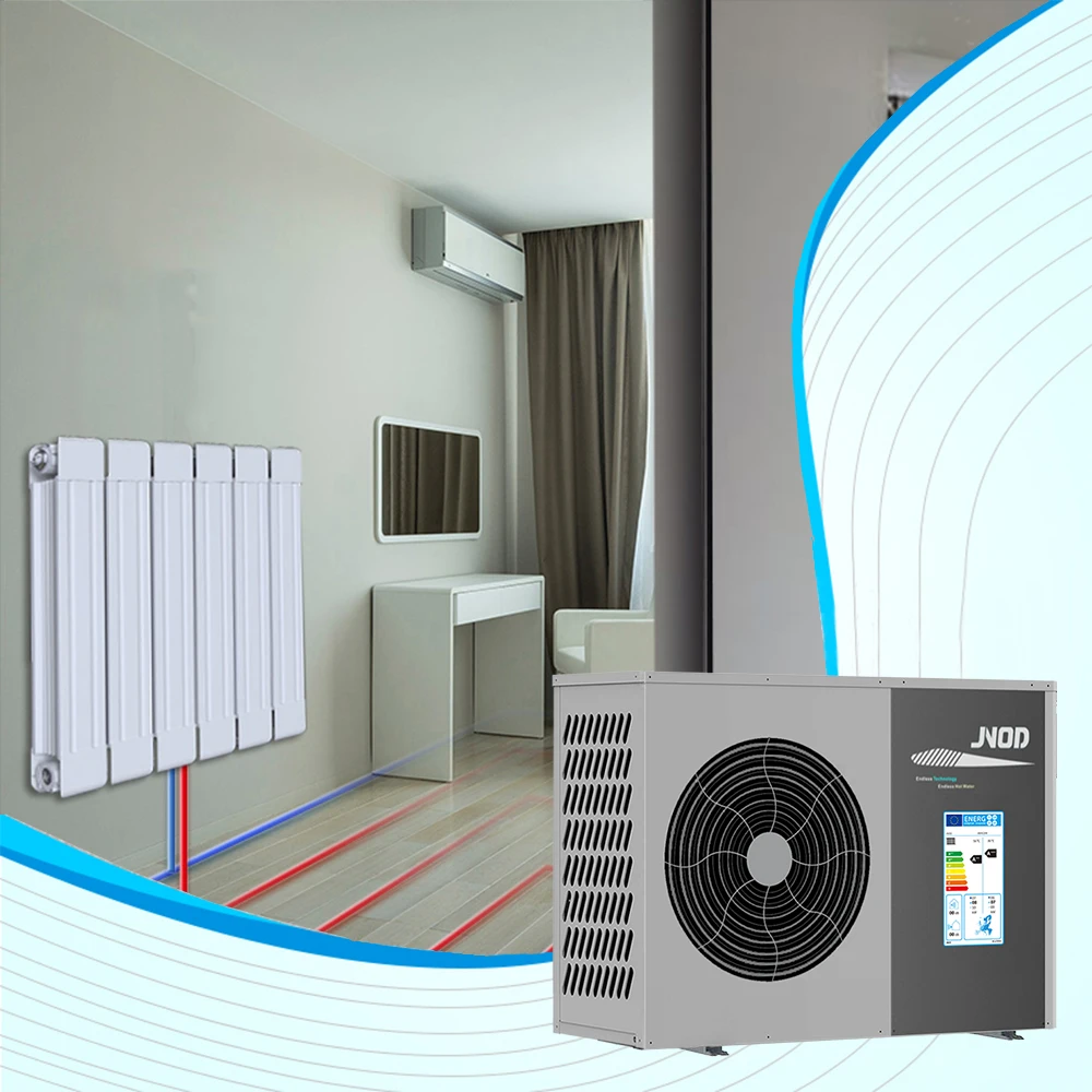 JNOD R290 Central Cooling Heating Heat Pump Water Heater for Radiant Floor Residential Heat Pump Split System