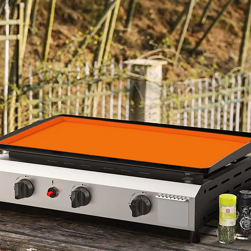 Reusable Nonstick Foodgrade Bbq Grill Mat Griddle Mat Silicone