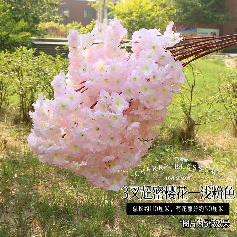 Wholesale Silk Cherry Blossom Flowers Artificial Cherry Blossom Branch