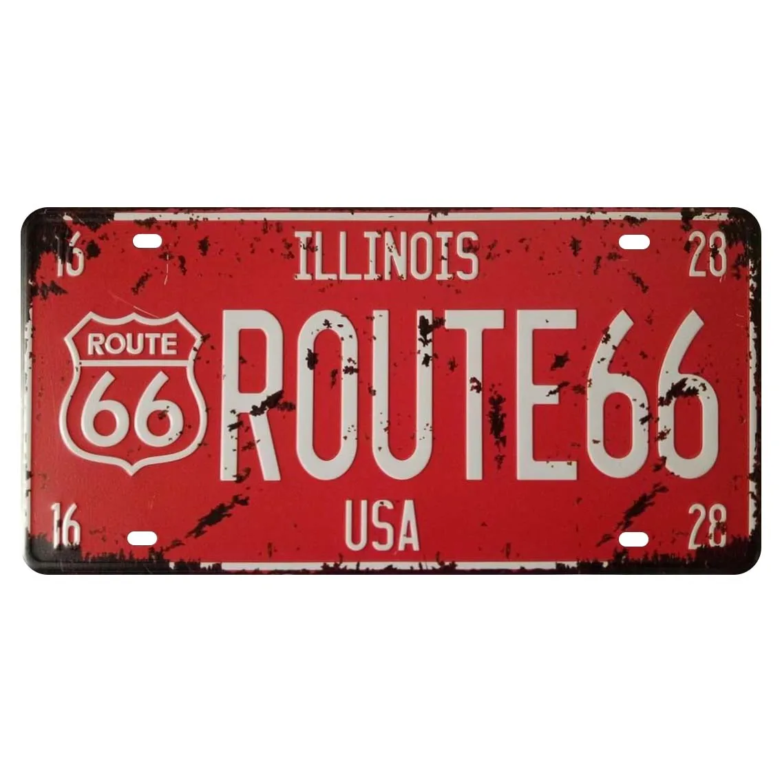Customizable Nevada Route RT 66 License Plate - Metal Craft