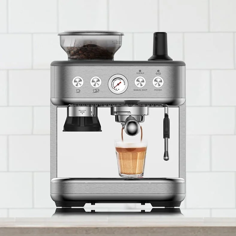 AICOOK Espresso and Coffee Machine, 3 in 1 Combination 15 Bar