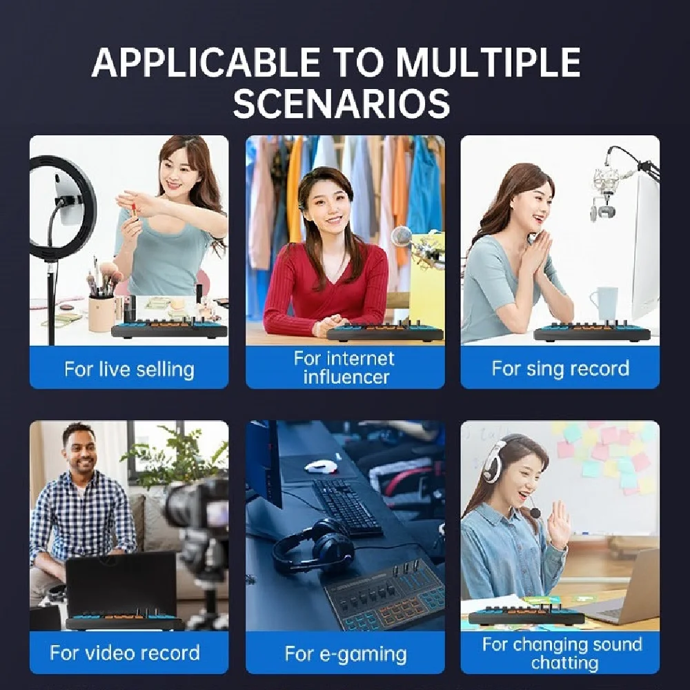 Shiya m-audio смешной h9 s9 k20 k300 икона волшебная девушка смарт-телефон звуковая карта Чехлы эффект живой трансляции комплект