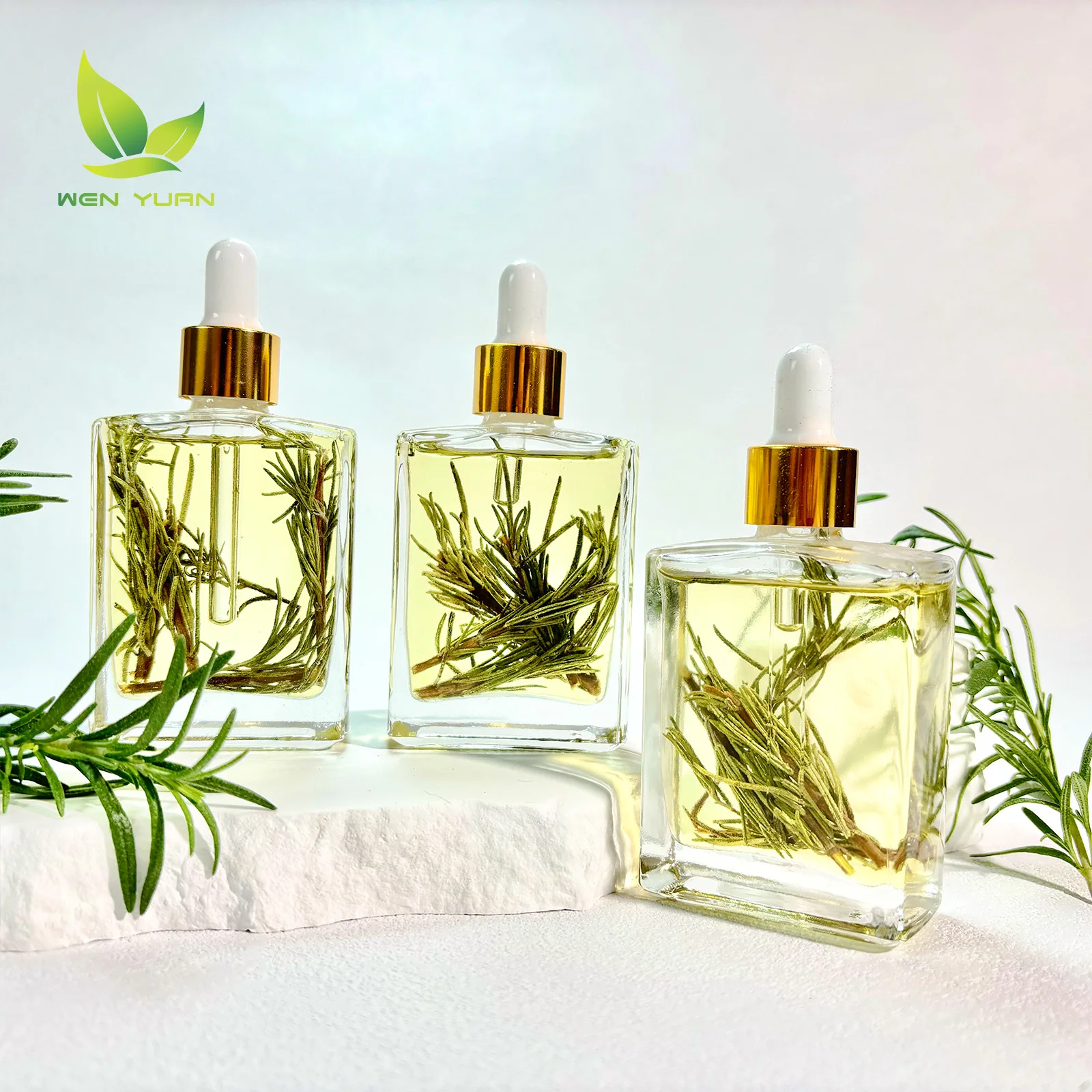 Customized Private Label Pure Natural Flower Essential Oil Rosemary Hair Oil Petal Multi Rose Oil for Massage Body Perfume
