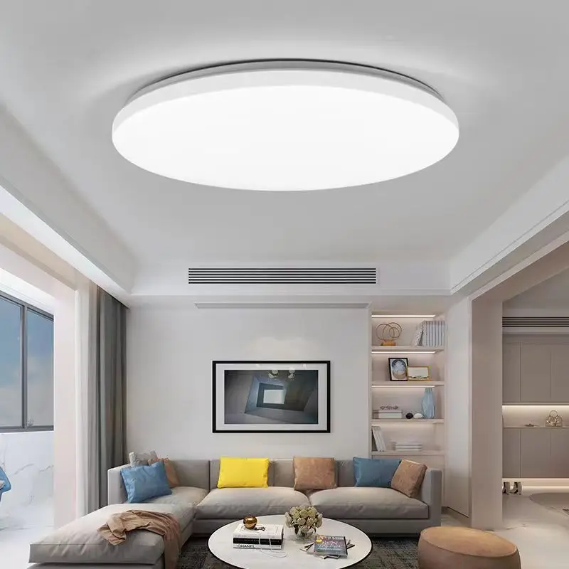 Simple Modern Home Bedroom Living Room Ceiling Light Round Exposed ...