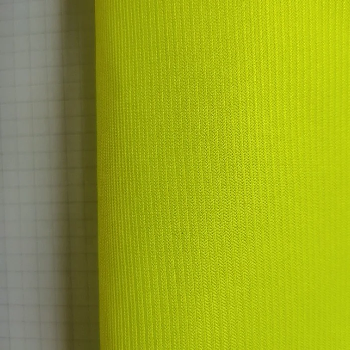 Polyester Tricot High Visibility Neon Reflective Fabric for Clothing