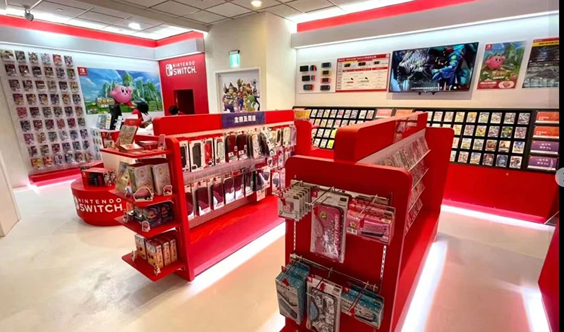 Supper Mario Booth Mall Pop-up Kiosk Design Animation Toy City