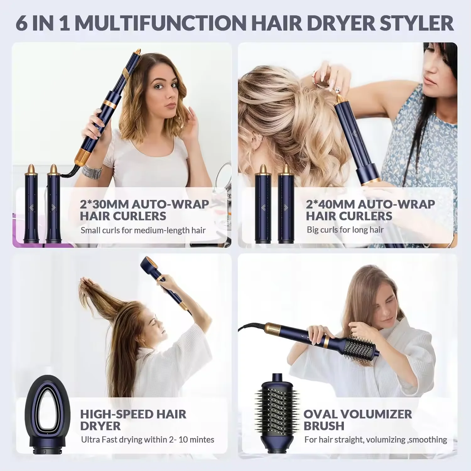 Revair Best Hair Dryer To Straighten Curly Hair Hair Dryer Reverse - Main Image