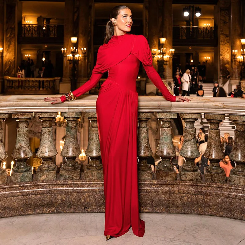 Maxi Dress Womens Casual Red Dress Red Long Plus Size Maxi Dress