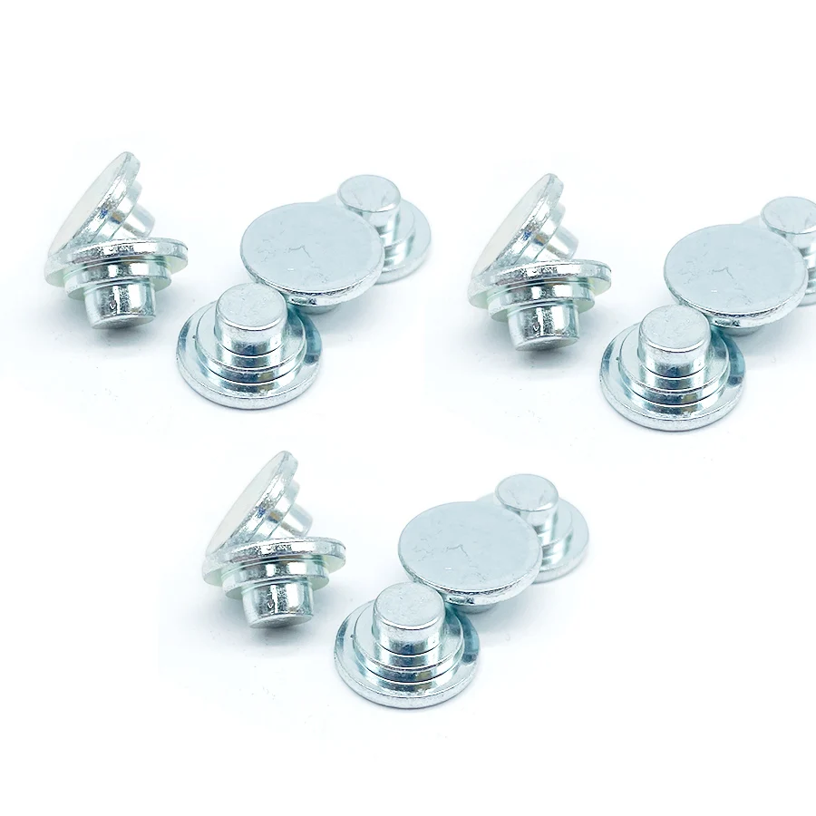 Factory No-standard Cold Formed Rivets & Pins Carbon Steel Zinc Plated Solid Shoulder Rivets Aluminum Shoulder Step Rivet