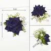 Corsage bleu foncé
